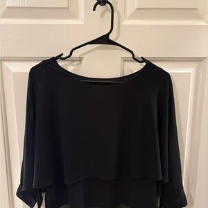 Forever 21 Black Chiffon Blouse